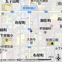京都府京都市下京区藪下町2周辺の地図