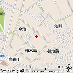 愛知県安城市里町柿木島周辺の地図