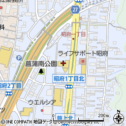 日産プリンス静岡昭府店周辺の地図