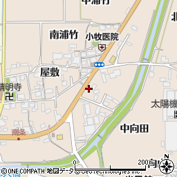 中井ガラス店周辺の地図
