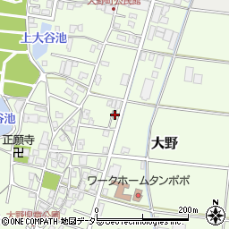 兵庫県西脇市大野238周辺の地図