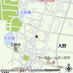 兵庫県西脇市大野275周辺の地図