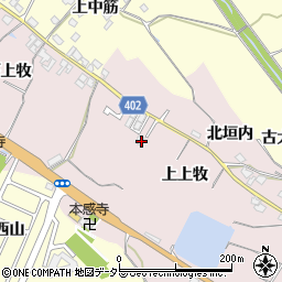 京都府亀岡市篠町王子（上上牧）周辺の地図