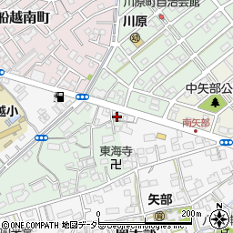 静岡県静岡市清水区南矢部346周辺の地図