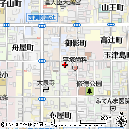 京都府京都市下京区藪下町22-1周辺の地図