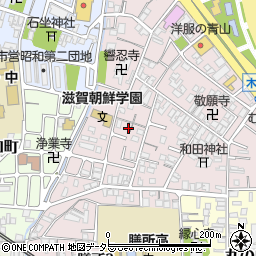 滋賀県大津市木下町3-3周辺の地図