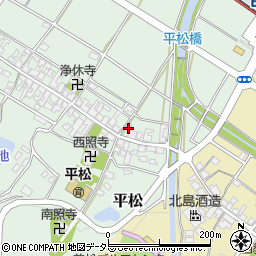 滋賀県湖南市平松191周辺の地図