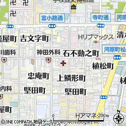 京都府京都市下京区松原中之町494周辺の地図