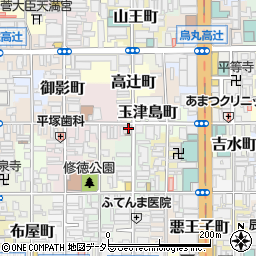京都府京都市下京区中野之町192周辺の地図