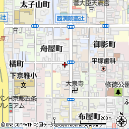 京都府京都市下京区天神前町351周辺の地図