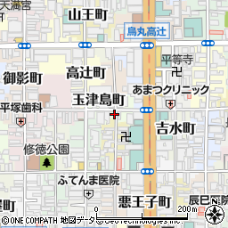 京都府京都市下京区玉津島町305周辺の地図