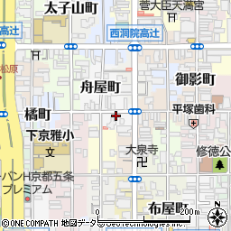 京都府京都市下京区天神前町345周辺の地図