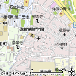滋賀県大津市木下町3-2周辺の地図