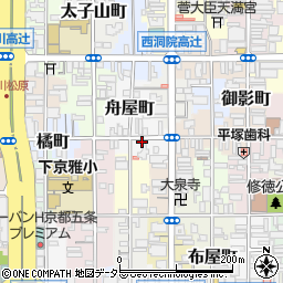 京都府京都市下京区天神前町341周辺の地図