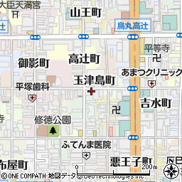 京都府京都市下京区玉津島町周辺の地図