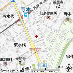 愛知県知多市八幡東水代22周辺の地図