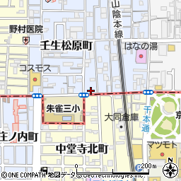 京都府京都市中京区壬生松原町35周辺の地図
