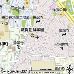 滋賀県大津市木下町3-36周辺の地図