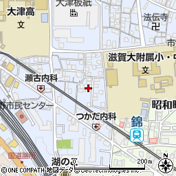 滋賀県大津市馬場3丁目9-12周辺の地図