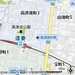 〒448-0047 愛知県刈谷市高津波町の地図