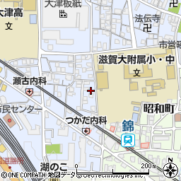 滋賀県大津市馬場3丁目8-16周辺の地図