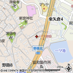 タイヤ館草津周辺の地図
