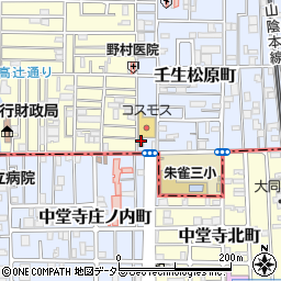 コスモス調剤薬局　壬生松原店周辺の地図
