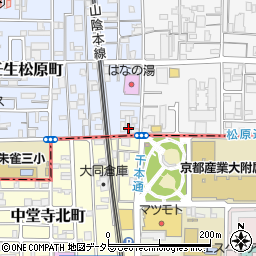 京都府京都市中京区壬生松原町16周辺の地図
