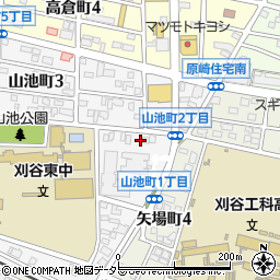 愛知県刈谷市山池町1丁目308周辺の地図