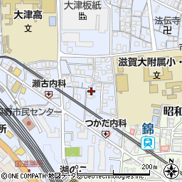 滋賀県大津市馬場3丁目9-4周辺の地図