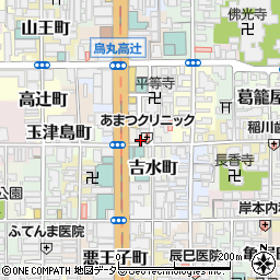 京都府京都市下京区因幡堂町686周辺の地図