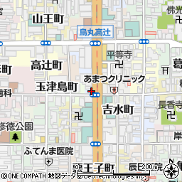 京都烏丸KURO 本店周辺の地図