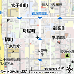京都府京都市下京区天神前町349周辺の地図