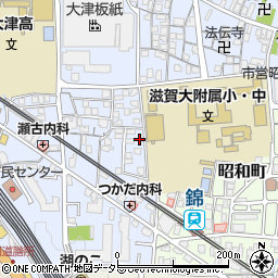 滋賀県大津市馬場3丁目8-15周辺の地図