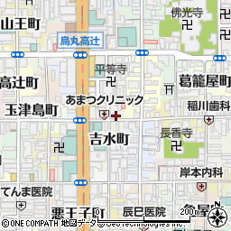 京都府京都市下京区因幡堂町691周辺の地図