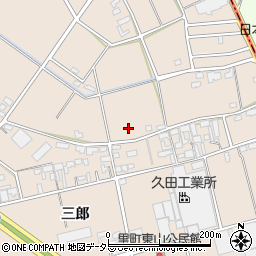 愛知県安城市里町三郎周辺の地図