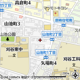 愛知県刈谷市山池町1丁目307周辺の地図