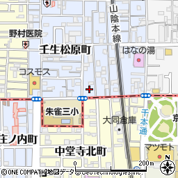 京都府京都市中京区壬生松原町32-11周辺の地図