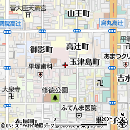 京都府京都市下京区中野之町181周辺の地図