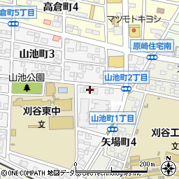 愛知県刈谷市山池町1丁目304周辺の地図