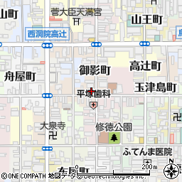 京都府京都市下京区藪下町31周辺の地図