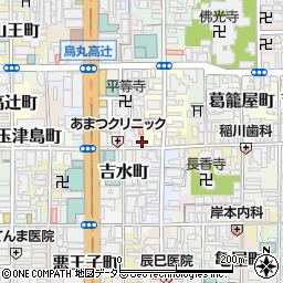 京都府京都市下京区因幡堂町694周辺の地図