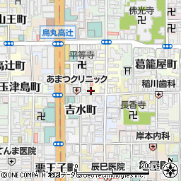 京都府京都市下京区因幡堂町693周辺の地図