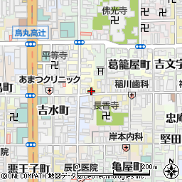 京都府京都市下京区本燈籠町5周辺の地図