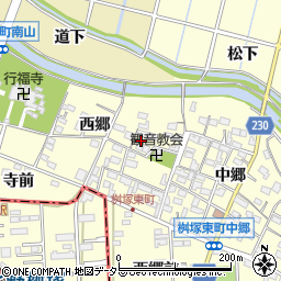愛知県豊田市桝塚東町周辺の地図