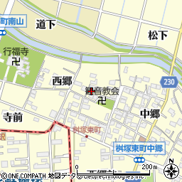 愛知県豊田市桝塚東町周辺の地図