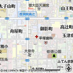 京都府京都市下京区藪下町17-2周辺の地図