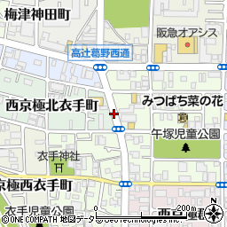 西京極午塚町周辺の地図
