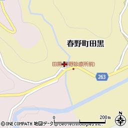 静岡県浜松市天竜区春野町田黒34周辺の地図