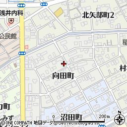 静岡県静岡市清水区向田町周辺の地図